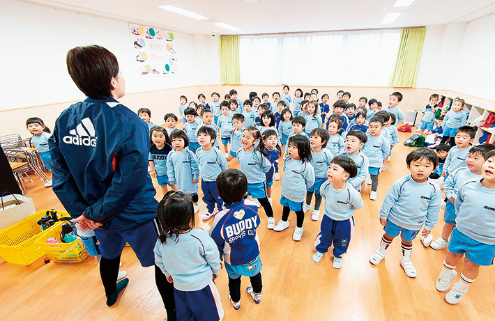 国内発送 バディスポーツ幼児園 指定トレーナー キッズ服(100cm~)