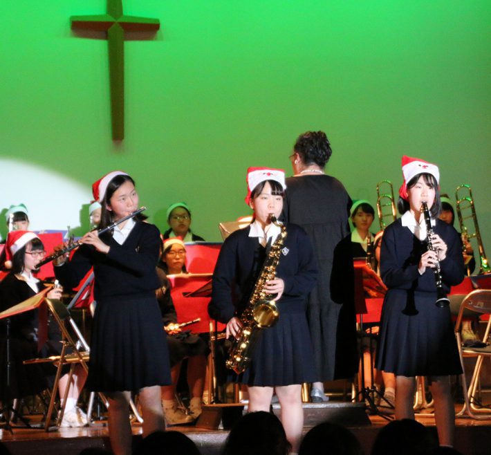 クリスマス礼拝（横浜女学院中学校高等学校：横浜市中区山手町）