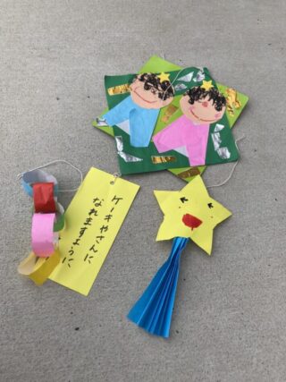 七夕飾り製作 4 歳児