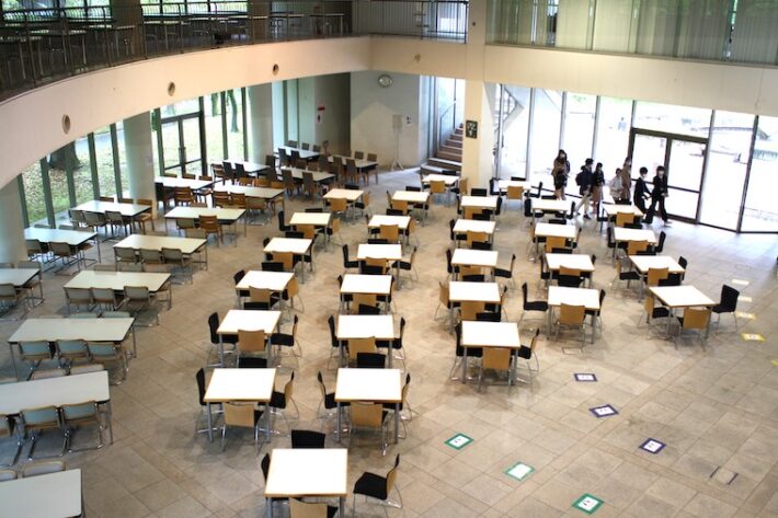 桐蔭学園中等教育学校 食堂 横浜市青葉区 私立中学校 オープンスクール 2023
