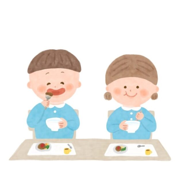 幼稚園の給食イメージ