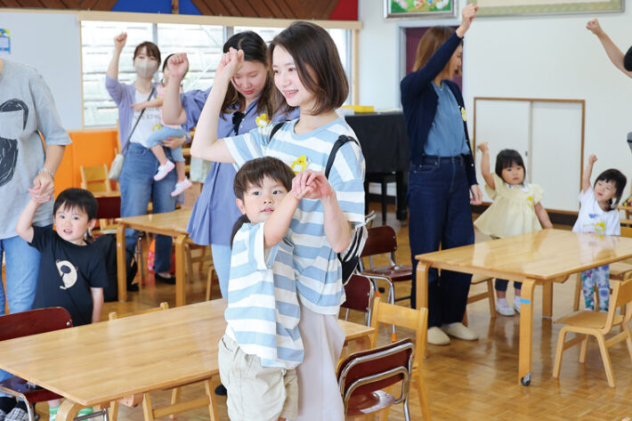 すぎの森幼稚園未就園児クラスの様子