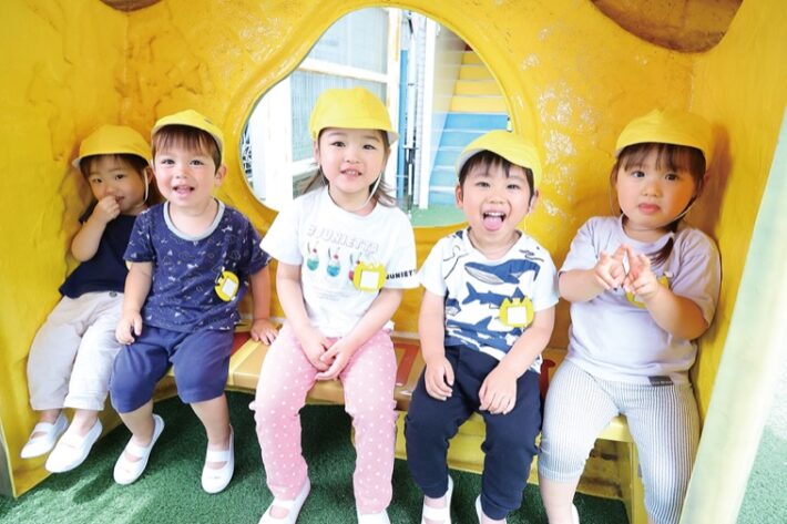 ゆりかご幼稚園満3歳児クラスの様子