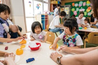 もえぎ野幼稚園未就園児クラス・満3歳児クラスの様子