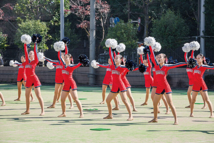 文京学院大学女子中学校高等学校のチアダンス