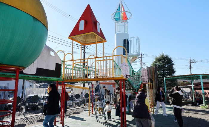 横浜市都筑区にあるすぎの森幼稚園。園庭