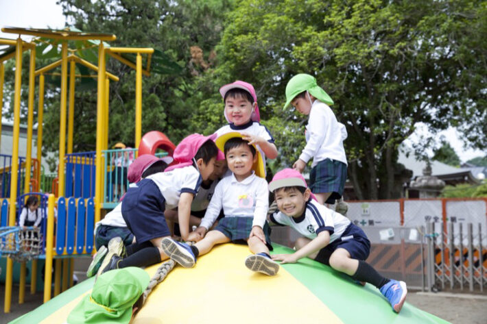 城郷幼稚園の園庭