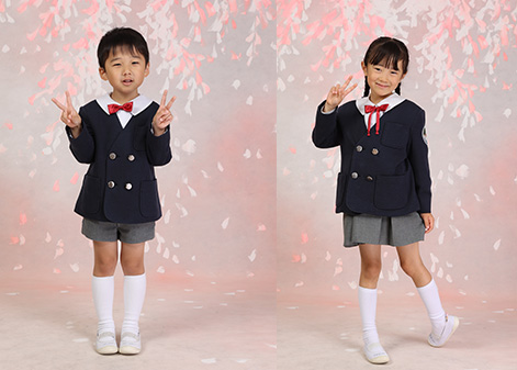 しのはら幼稚園の制服 冬