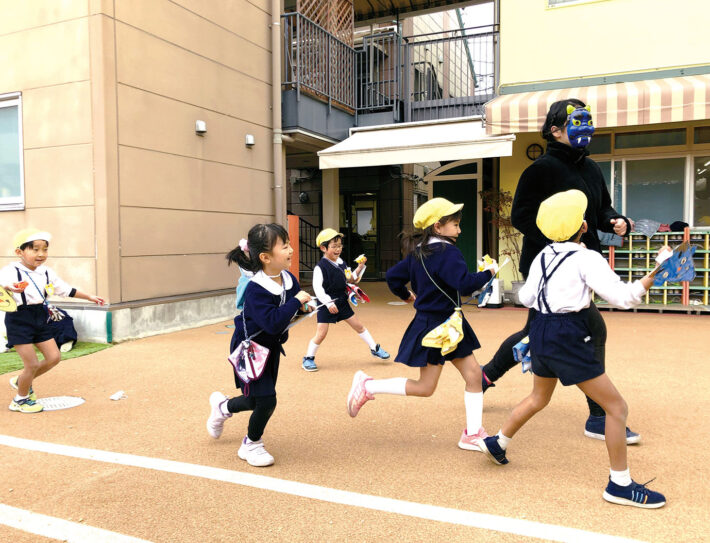 むつみ幼稚園の節分行事