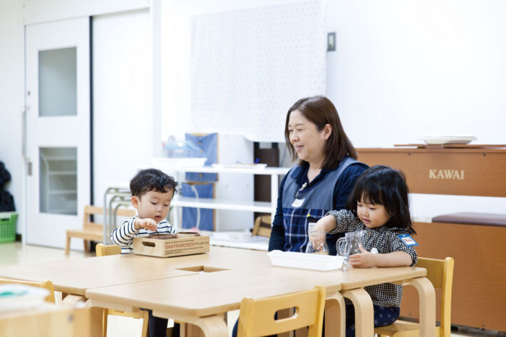 認定こども園エクレスの満3歳児クラスひまわり組