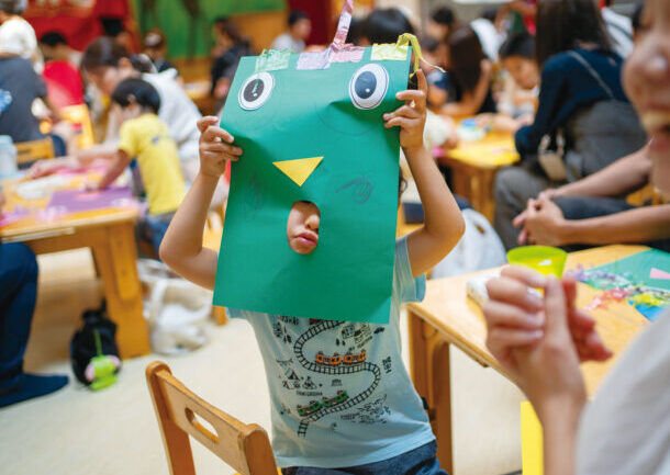 金の星幼稚園未就園児コースの造形遊び