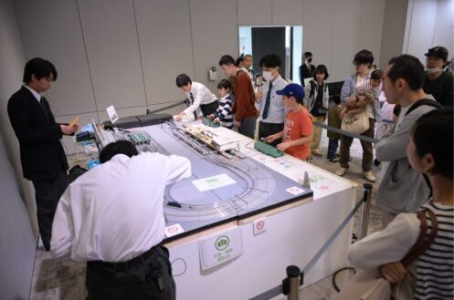 高輪中学高等学校の鉄道とまちづくり展