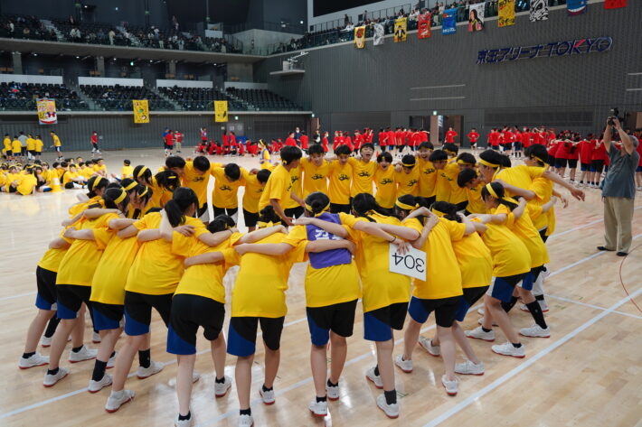 青稜中学校・高等学校の体育祭応援合戦