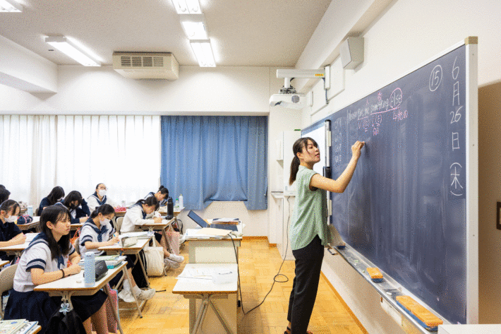 神奈川学園中学・高等学校　英語の授業風景