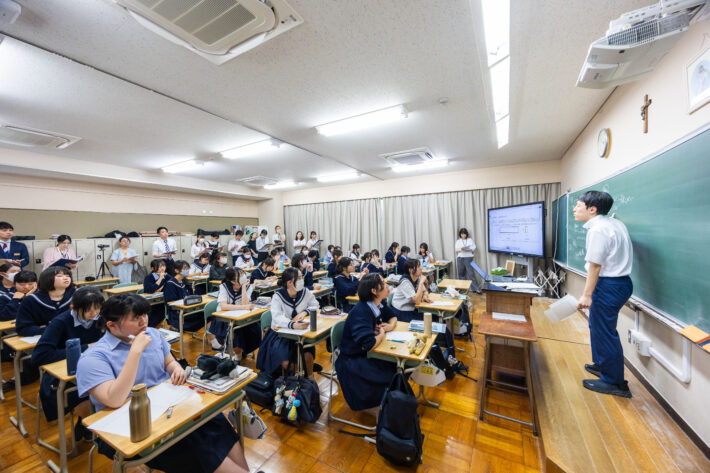 湘南白百合学園中学・高等学校 数学の研究授業