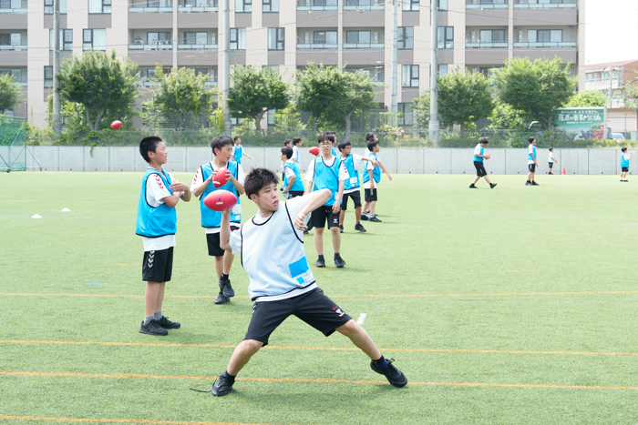 東京都市大学付属中学校・高等学校のフラッグフットボール