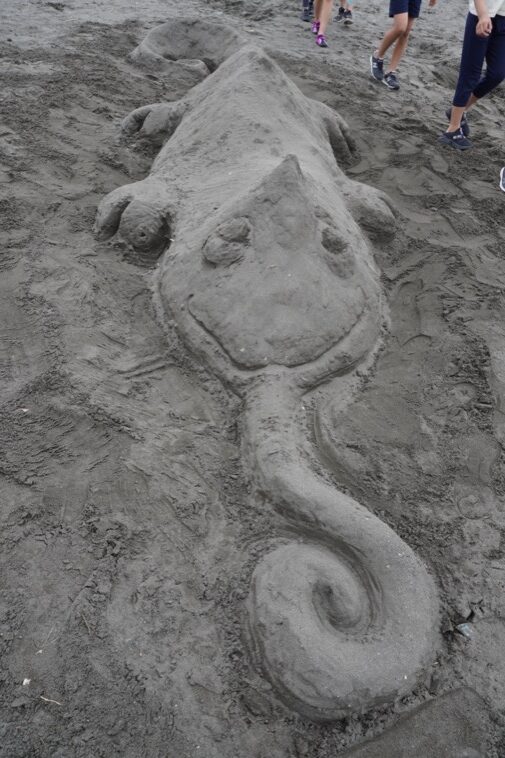 湘南学園小学校の海の学校「交歓会」