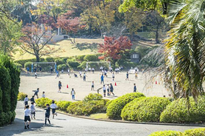 玉川学園の小学部専用グラウンド