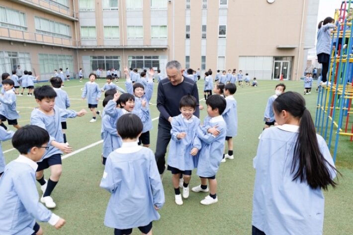 精華小学校の休み時間の様子