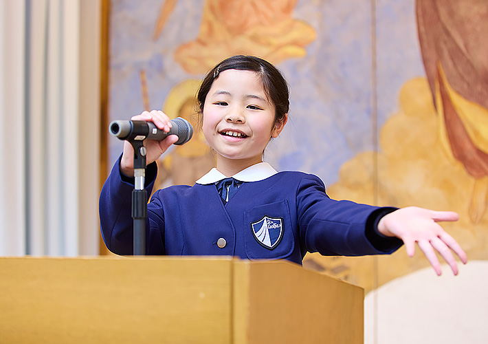 聖セシリア小学校 English Speech Contest