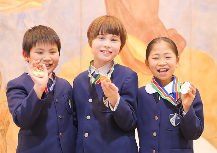 聖セシリア小学校のEnglish Speech Contest