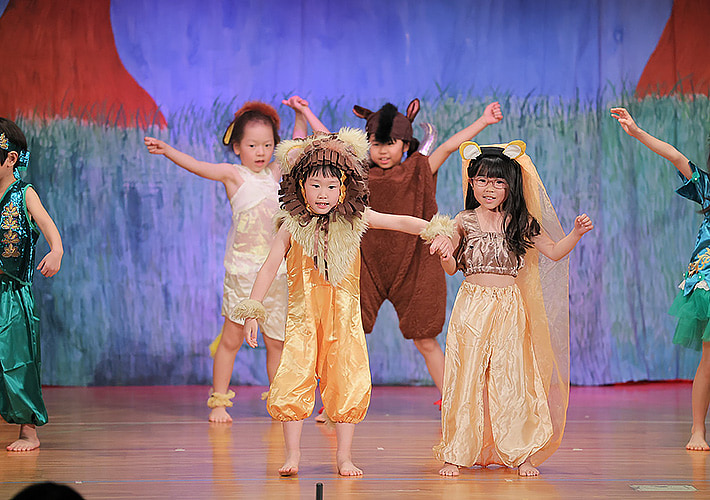 エクレス幼稚園の発表会
