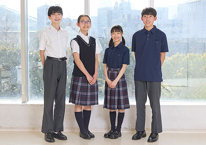 安田学園中学校・高等学校 制服 ブレザー 夏服 ビタミンママ
